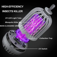 Mosquito Killer Machine Mosquito Killer USB Powered Bug Zapper Mosquito LAMP for Home Electric LED LAMP Mosquito Killer Indoor/Outdoor Mosquito Trap Machine