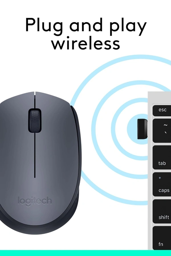 Logitech Wireless Mouse M170 - Gray
