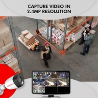 CP-Plus 2.4MP Regular Hybrid HD Bullet 3.6mm With Audio Camera  