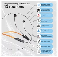EVM NB 027 Bluetooth Neckband Earphone Ensport