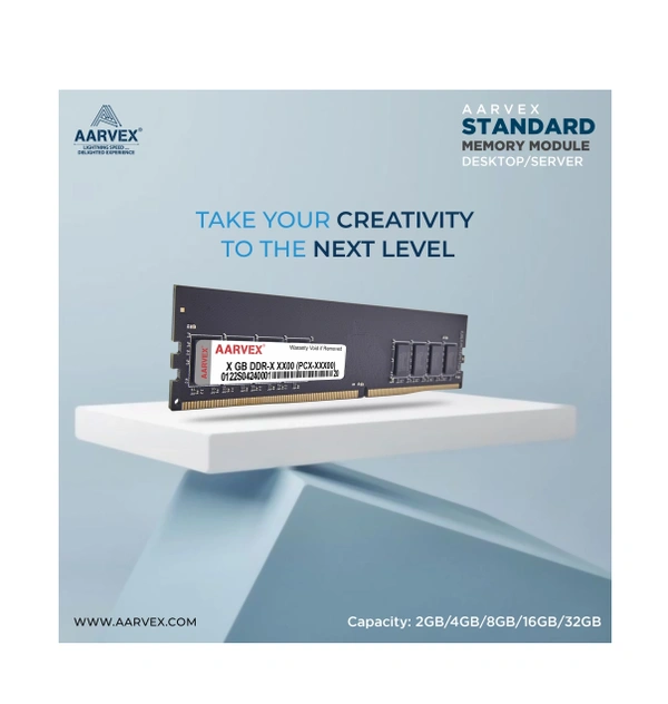 Aarvex Desktop Ram 8GB DDR4 3200Mhz