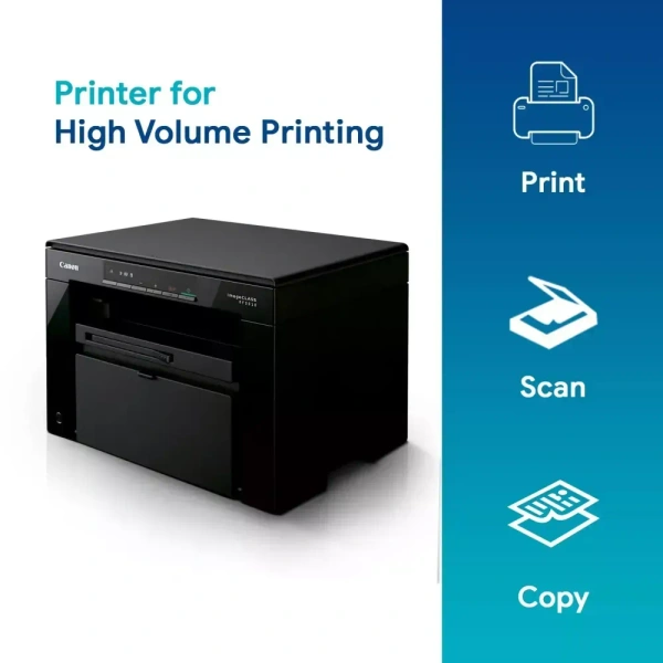 Canon Laser Printer MF3010 A4 Print|Scan|Copy - Black