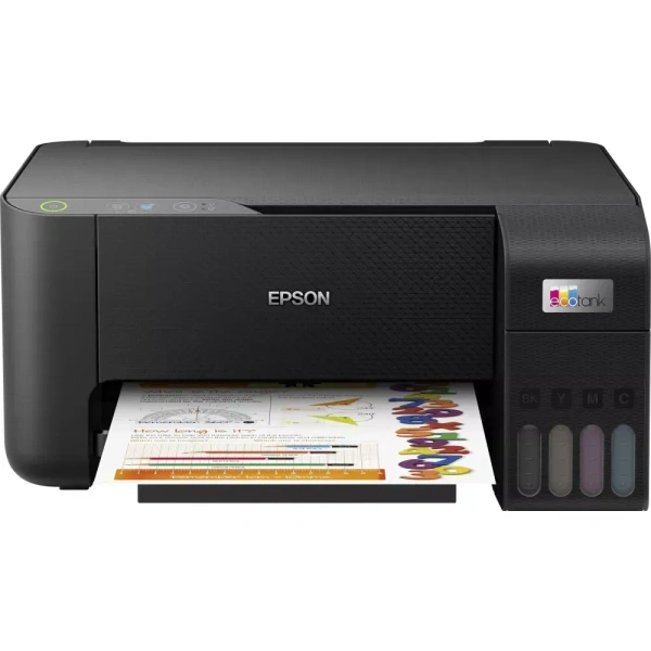 Epson Ink Tank Color Printer A4 L3210 Print|Scan|Copy (4 Colour)  - Black