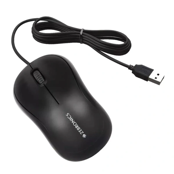 Zebronics USB Mouse Comfort+  - Black
