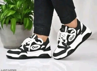 OGIY SHOES BLACK AND WHITE  - 7 : 8 : 9 : 10 Size