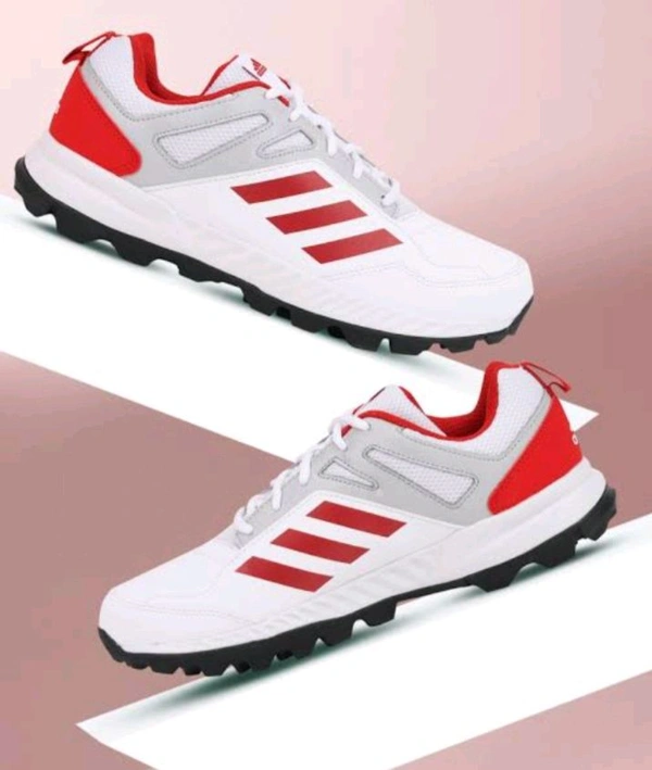 Adidas  ADIDAS CRICKET SHOES FOR MEN  - White, 7 : 8 : 9 : 10