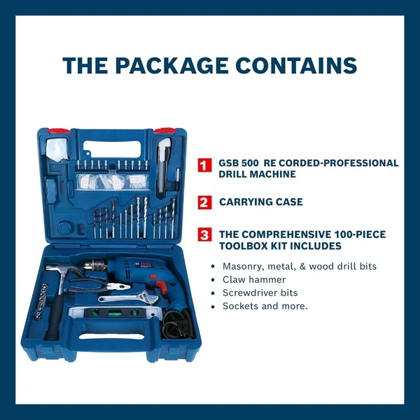Bosch Co. Dill Machine Kit Sat - Blue