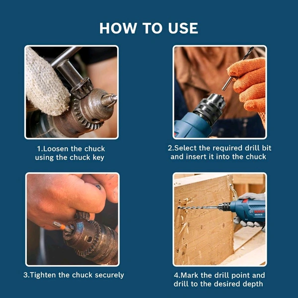 Bosch Co. Dill Machine Kit Sat - Blue