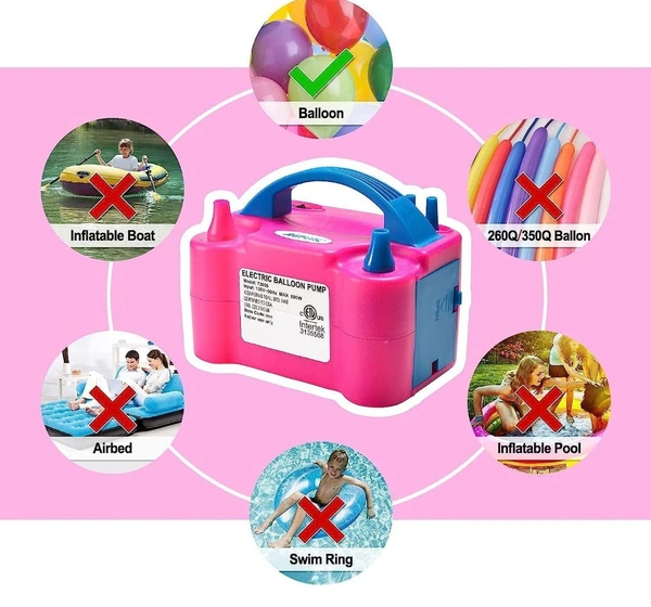 Toy Imagine Air balloon pump - Magenta / Fuchsia