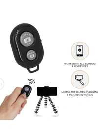 Basics Bluetooth Remote - Selfie Sticks  - Black