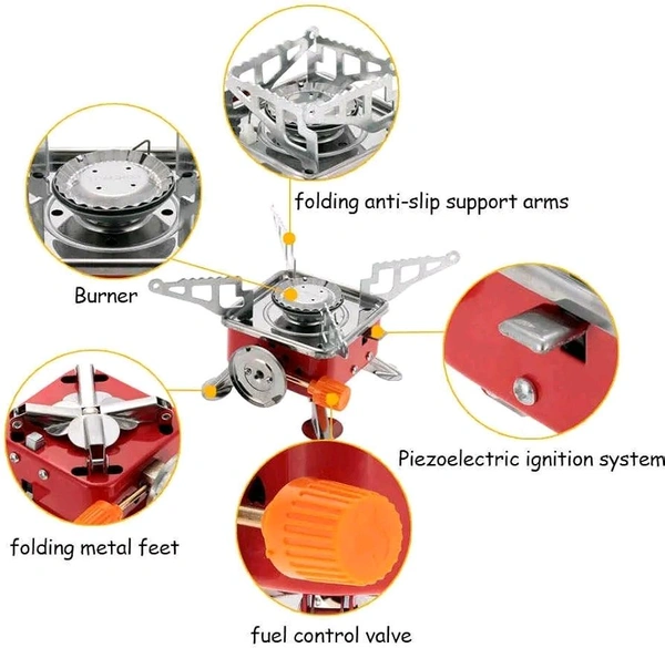 Yorten Co. Portable gas Stove  - Red