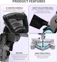 Gigawatts co. Mitre saw machine  - Gray