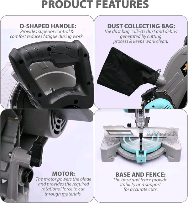 Gigawatts co. Mitre saw machine  - Gray