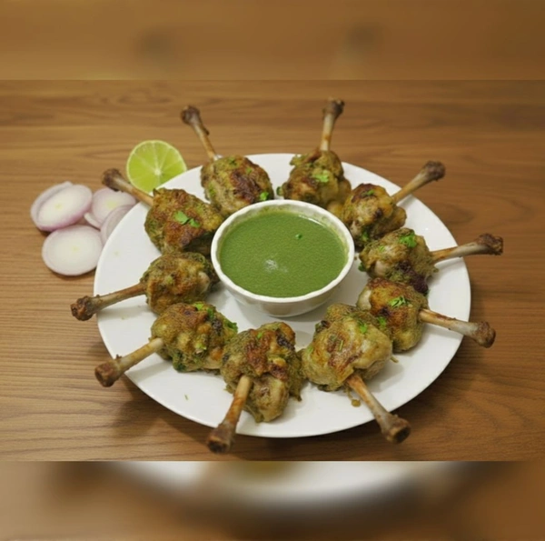 Chicken Harabhara Lollipop - HOME DELIVERY, HALF (3 PIECES)