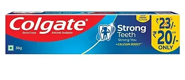 Colgate Toothpaste - Strong Teeth, Anti-Cavity, 40 g - 40g