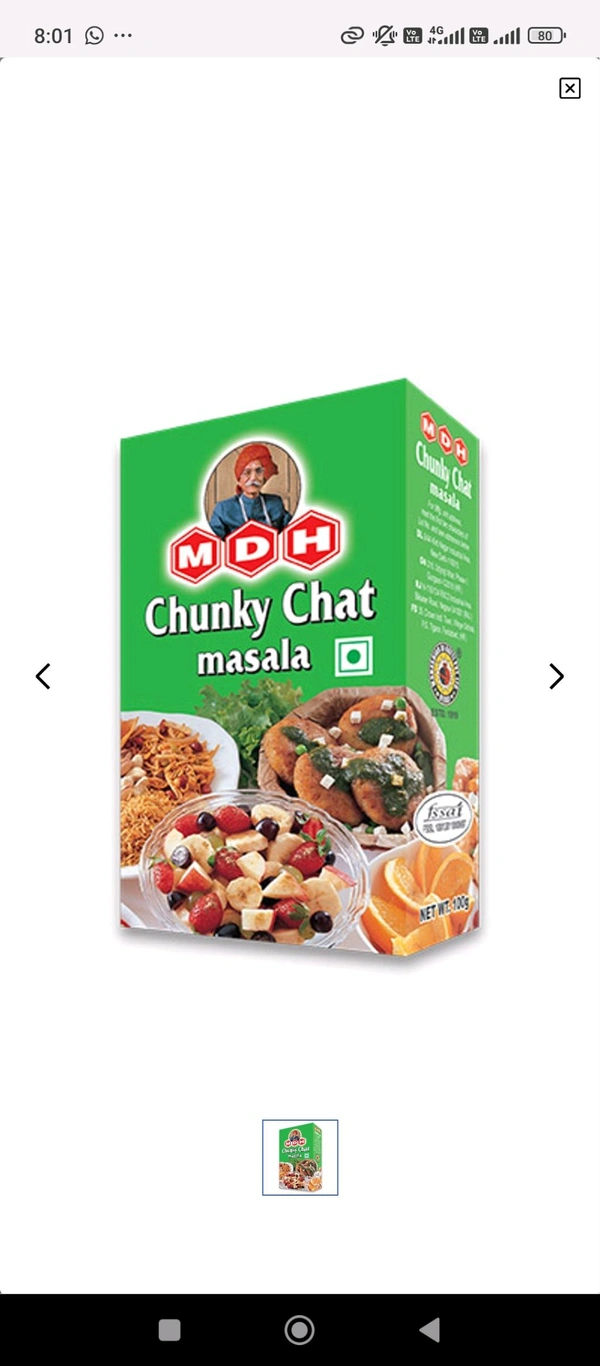 Mdh Chunky Chat Masala  - 100g