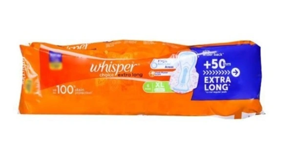 Whisper Choice Extra Long Sanitary Pads - XL