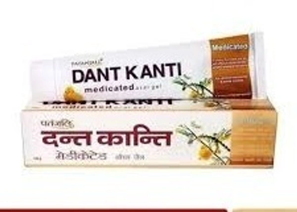 Patanjali Dant Kanti Medicated Toothpaste Oral Gel 100 gm - 100g