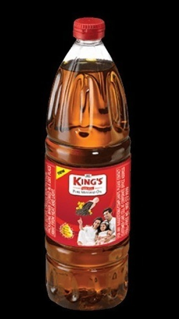 Kings - Mustard Oil, 1 L Bottle - 1 L