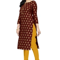 Shayari Printed Kurtas - Maroon, Free Size