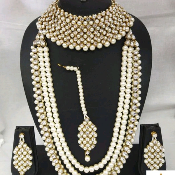 Jewelry Set Bridal Collection - Golden#2, Free Size