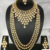 Jewelry Set Bridal Collection - Golden#2, Free Size