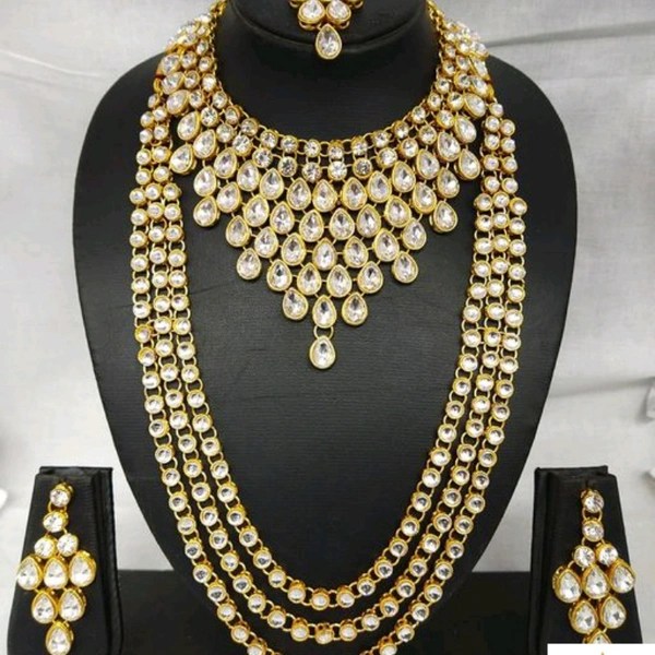 Jewelry Set Bridal Collection - Golden#2, Free Size