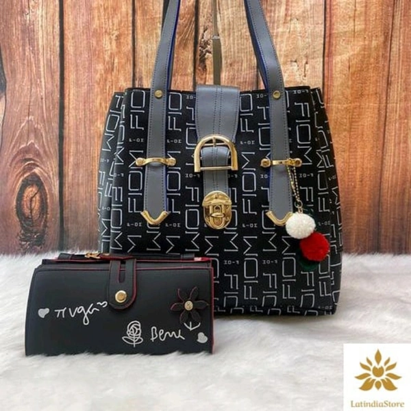 Elite Handbags Set - Rose/Red