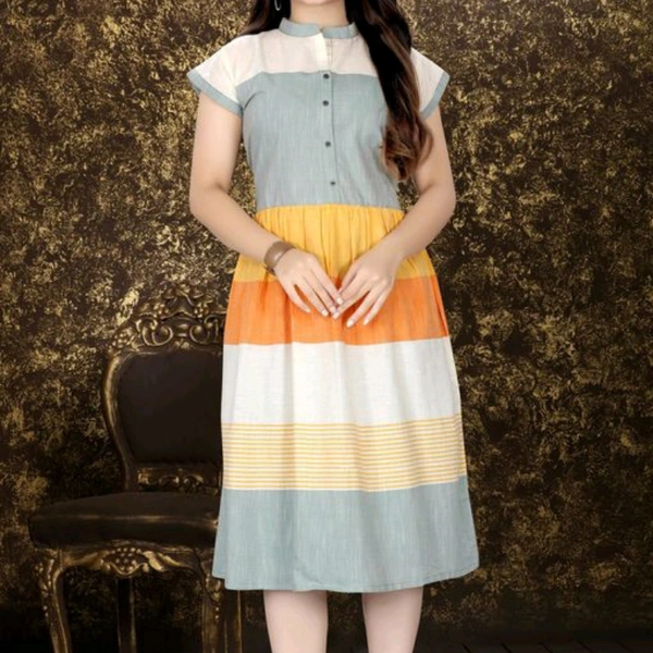Urban Summer Dress - Multicolor Grey, XXL