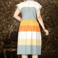 Urban Summer Dress - Multicolor Grey, XXL