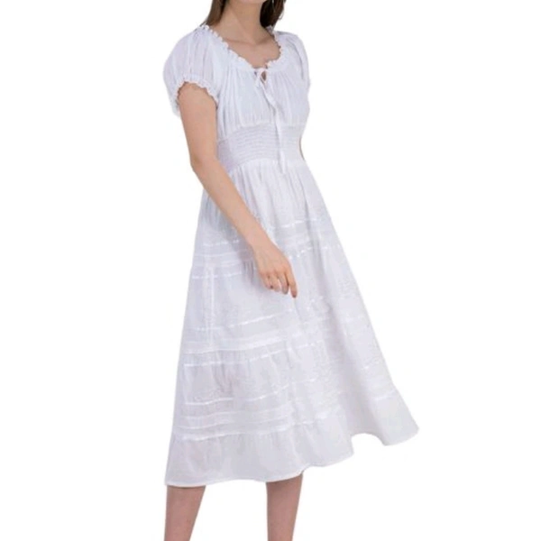 Middi Dress Collection - White, S