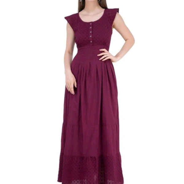 Middi Dress Collection - Wine, L