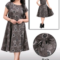 Lilly Classy Dress  - Pink, XL