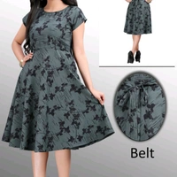 Lilly Classy Dress  - Brown, S