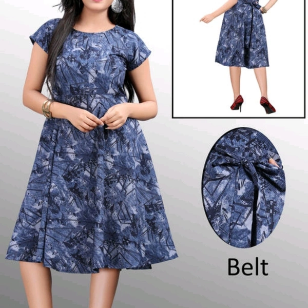 Lilly Classy Dress  - Brown, S
