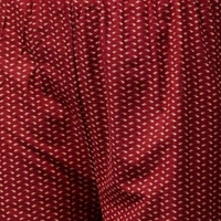 Printed Kurta Set - Printed Cream/Maroon, XL