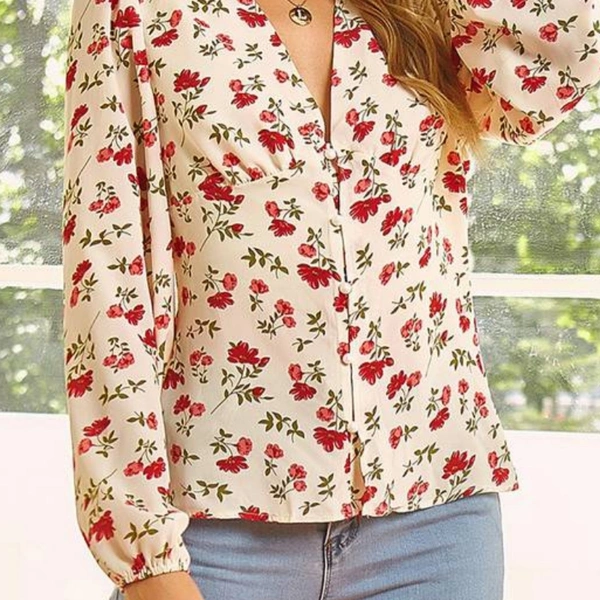 Blusón Floral  - Floral Printed, L