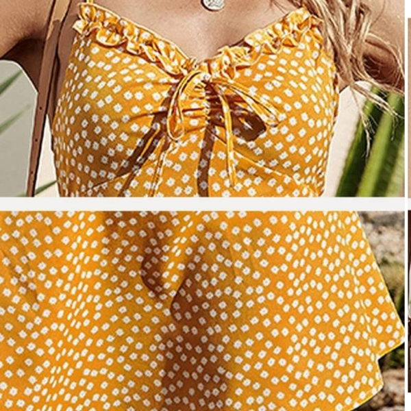 Summer Bow Dress - Yellow, M