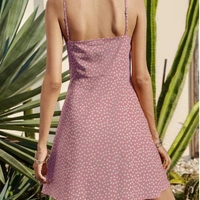 Summer Bow Dress - Pink, M
