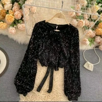 Party Top  - Golden, L