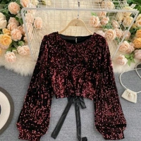 Party Top  - Golden, L