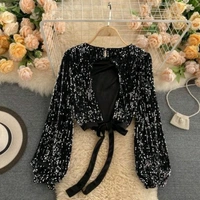 Party Top  - Golden, L