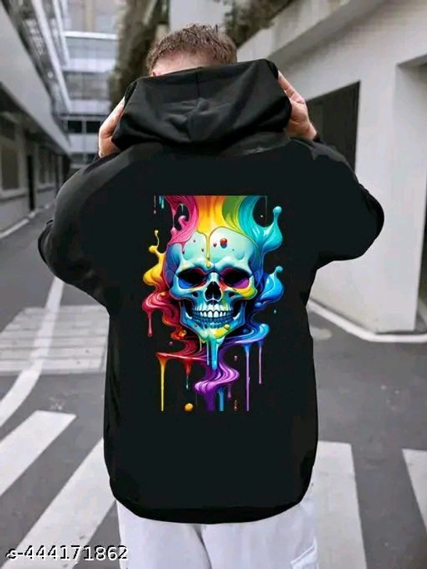 Premium Hoodie - Black, M (Length Size: 28 in)