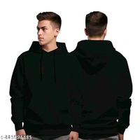Trendy Glamorous Men Sweatshirts*Fabric: Cotton BlendSleeve  - Black, XL (Length Size: 30)