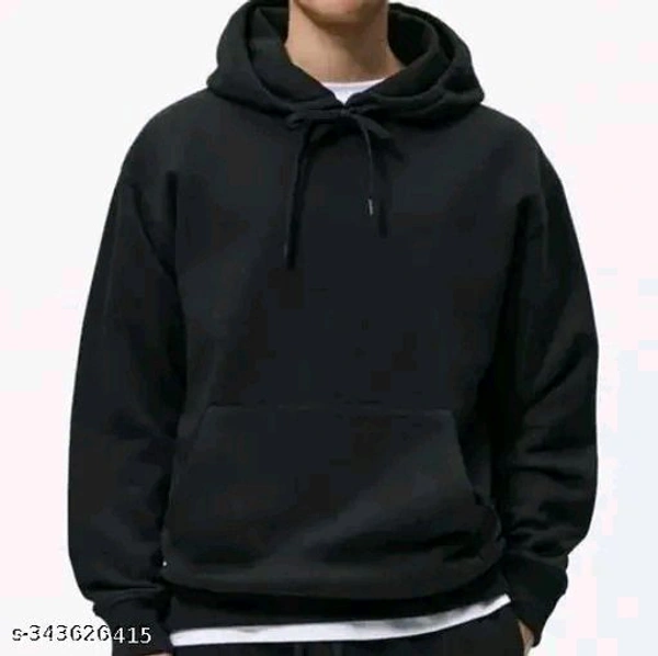 Trendy Glamorous Men Sweatshirts*Fabric: Cotton BlendSleeve  - Black, XL (Length Size: 30)