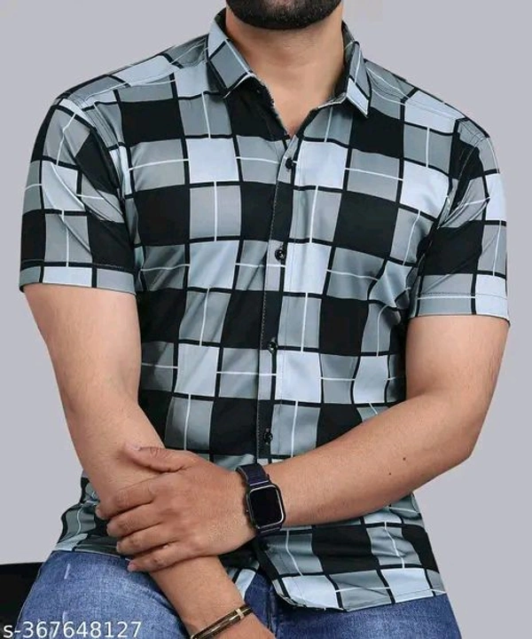 Shirt Stechable  - Black, M (Length Size: 28 in)