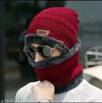 Face Cap And Fake Mask Free Delivery - Red
