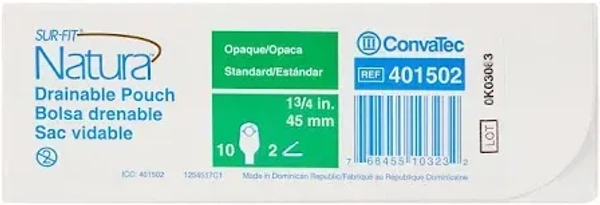 Convatec 401502 - Surfit Natura PCH DRN STD TAN 45MM - 45MM