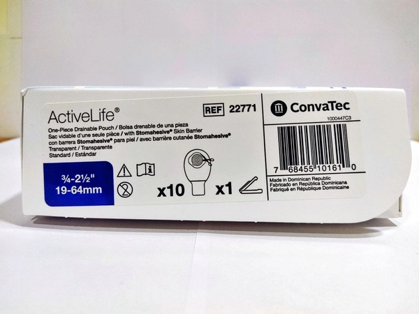 Convatec 22771 - Active Life PCH STD CLR CUST 