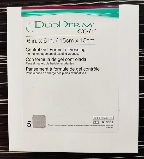 Convatec 187661 - Duoderm CGF DRS 15x15cm  - 15X15 cm